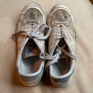 Worn new balance sneakers